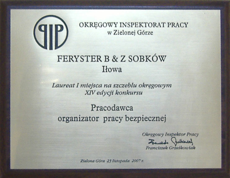 Organizator pracy bezpiecznej